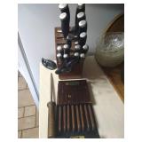 Town & Country Steak Knives & (2) Sharpeners