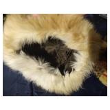 Leather and Fur Moccasins & Fur Cap