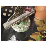 Metal Tray with Misc. Items