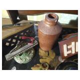 Metal Tray with Misc. Items