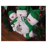 UND Fighting Sioux Snowman Wreath