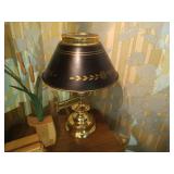 Mid-Century Modern Nightstand with Louvered Drawer & Contents