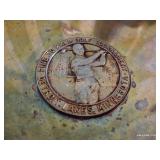 Vintage Lot - Flight Computer with Case, Golf Award, Score Keeper, & Magnifying Glass