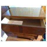 Mid-Century Modern Chest of Drawers with Louvered Drawers