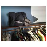 Contents of Closet - Dress Shirts, Sweaters, Polo Shirts, Sleeping Bag