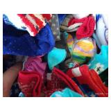 Box of Giveaway Items, Socks, Shirts