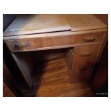 Antique Franklin Sewing Machine & Sewing Table