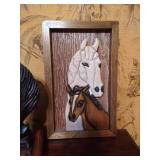 Wooden Horse Head Bookends & Wall Decor