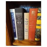 (2) Shelves of Books - Novels & Non-Fiction