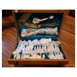 Box of Gold-Toned Flatware from Thailand