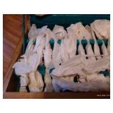 Box of Gold-Toned Flatware from Thailand