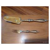 Box of Gold-Toned Flatware from Thailand