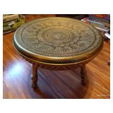 Vintage Asian Brass Foot Warmer/Stool