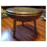 Vintage Asian Brass Foot Warmer/Stool