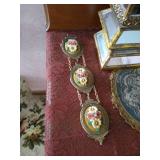 Misc. Decor - Mirror, Glass Pegasus (sm. chip), Mt. Vernon Plate, Etc.