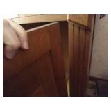 Antique Wooden Wash Stand & Dresser Scarf