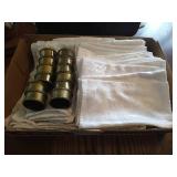 Beautiful Tablecloth, Napkins, & Napkin Rings