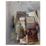 Ephemera Lot - Old Maps, Music, Postcards, Etc.