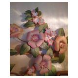 Mirror & Metal Flower Wall Art