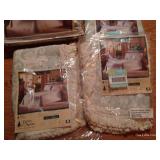 Sage Green Full-Size Bedspread, (2) Pillow Shams, & Valance