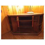 Corner TV Shelf & Lamp
