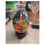 Eastern European Painted Eggs & Spoon