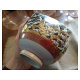Vintage Japanese "Thousand Cranes" Design Porcelain Bowl