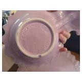 Mauve Serving Pieces & Glass Ashtrays