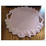 Mauve Serving Pieces & Glass Ashtrays