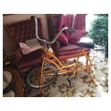 Vintage Orange Schwinn Stationary/Exercise Bike