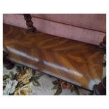 Glass-Topped Sofa Table