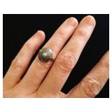 Sterling Silver Bracelet & (2) Unmarked Rings