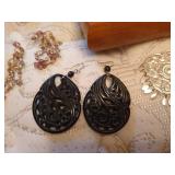 Small Jewelry Box Full of Earrings