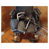 Invacare Wheelchair with Leg & Foot Rests