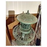 Matching Metal Lantern & Table/Plant Stand