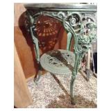 Matching Metal Lantern & Table/Plant Stand