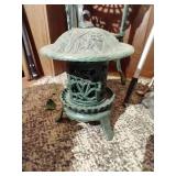 Matching Metal Lantern & Table/Plant Stand