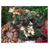 Poinsettia Garland & Holiday Wreaths