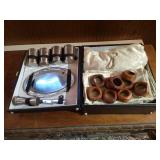 Shot Set, Tablecloth, Napkins, & Napkin Rings