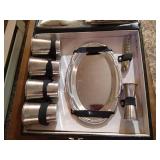 Shot Set, Tablecloth, Napkins, & Napkin Rings