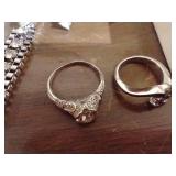 Jewelry Crafting Lot & (2) Rings