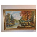 Framed Oil Painting - Beller