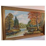 Framed Oil Painting - Beller