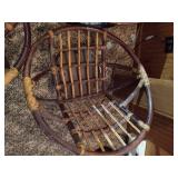 Mid-Century Bohemian Papasan Conversation Set