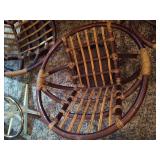 Mid-Century Bohemian Papasan Conversation Set