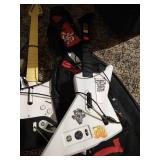 (3) XBox Guitar Hero Guitars