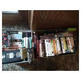 (2) Boxes of VHS Tapes & Cassettes