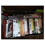 (2) Boxes of VHS Tapes & Cassettes