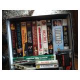 (2) Boxes of VHS Tapes & Cassettes