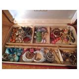 Small Jewelry Box Full of Earrings